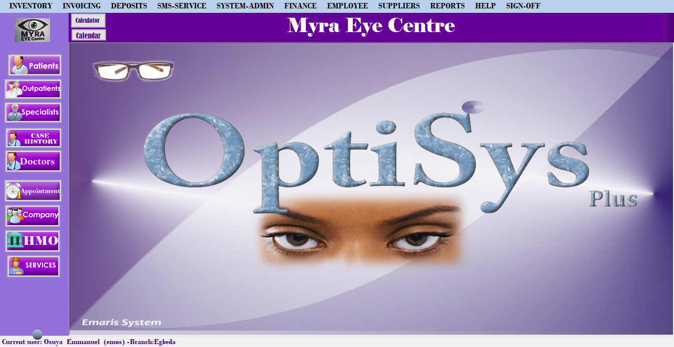 OPTISYS Screenshot